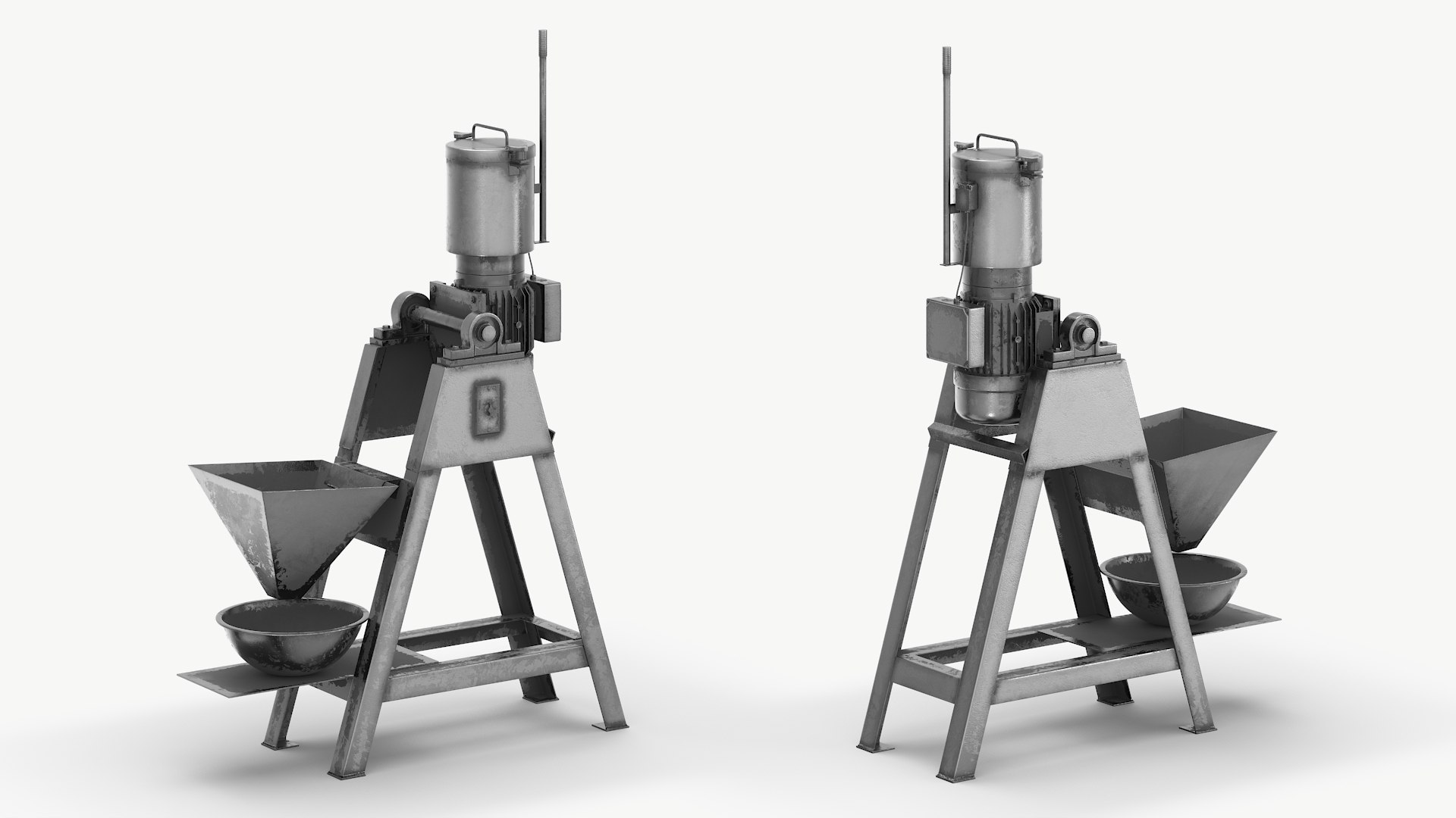 Animal Cremation Crusher 3D model preview