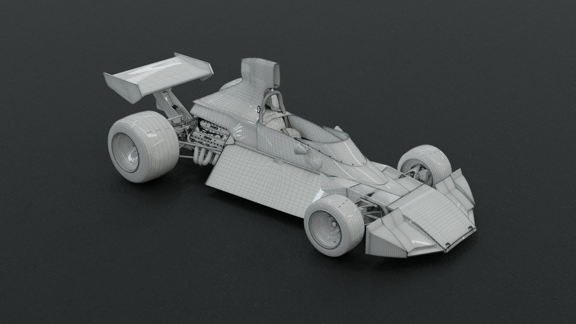 3D модель Brabham BT-46 / Формула-1 - TurboSquid 1310039