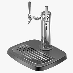 beer tap 3d obj