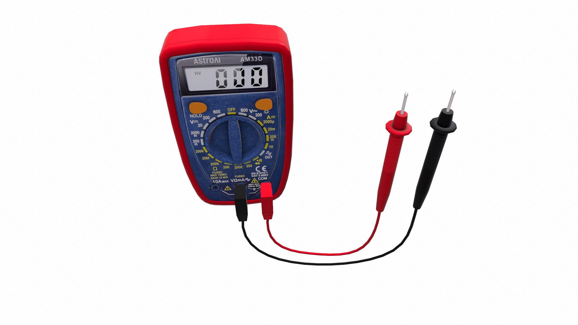 3D Digital Multimeter Low-Poly - TurboSquid 2391206