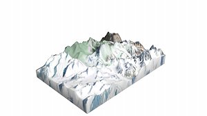 Mamostong Kangri Mountain 3D