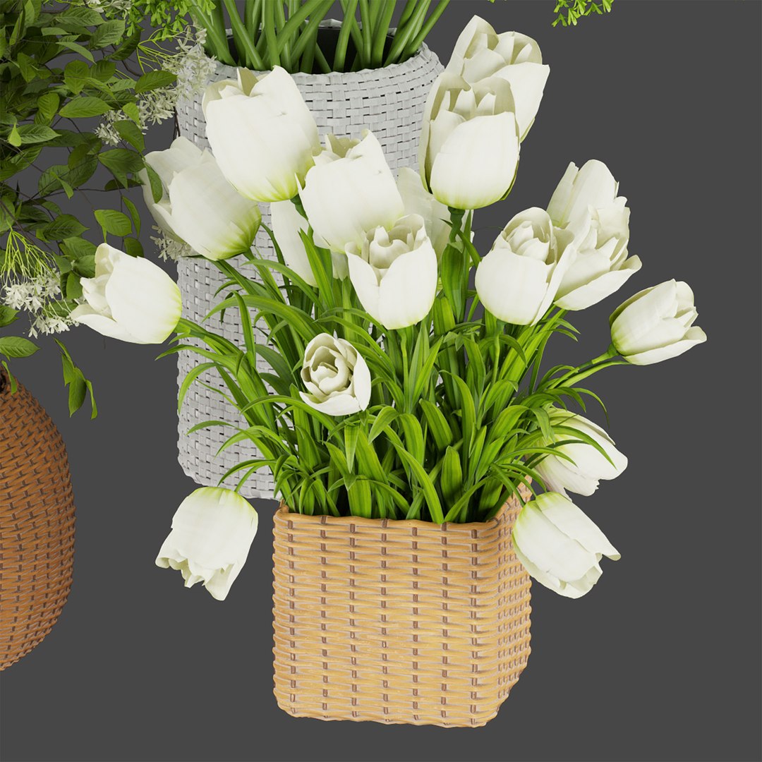 3D model Collection plant vol 365 - Bouquet - flower - rose - indoor ...