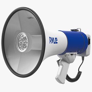 pyle megaphone speaker led 3D