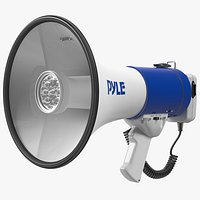 Pyle Megaphone Speaker with LED Flashlight