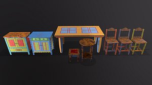 Mexican Style Furniture Set