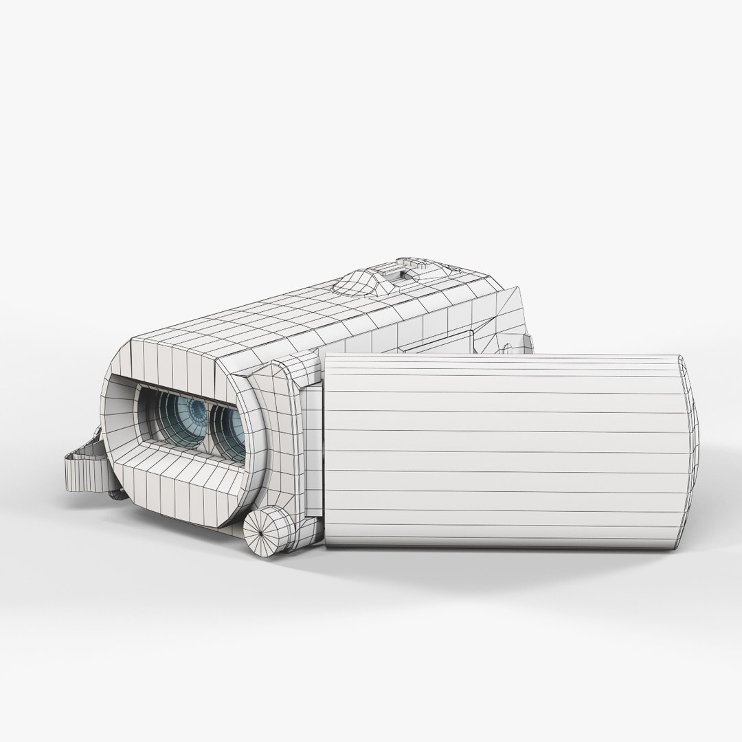 Sony Handycam Hdr-td20v Black 3d Model