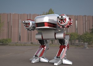 ED-209 robot 3D model
