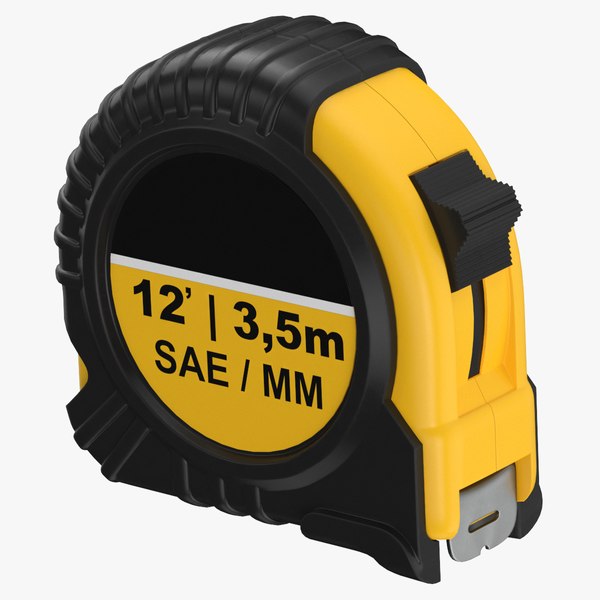 Tailor measuring tape 02 3D model