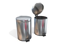 Office Bin - Low Poly