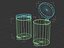 Office Bin - Low Poly