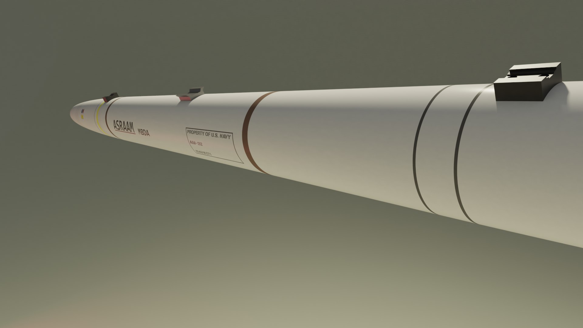 Missile Aim 132 3d Model Turbosquid 1631081 9443