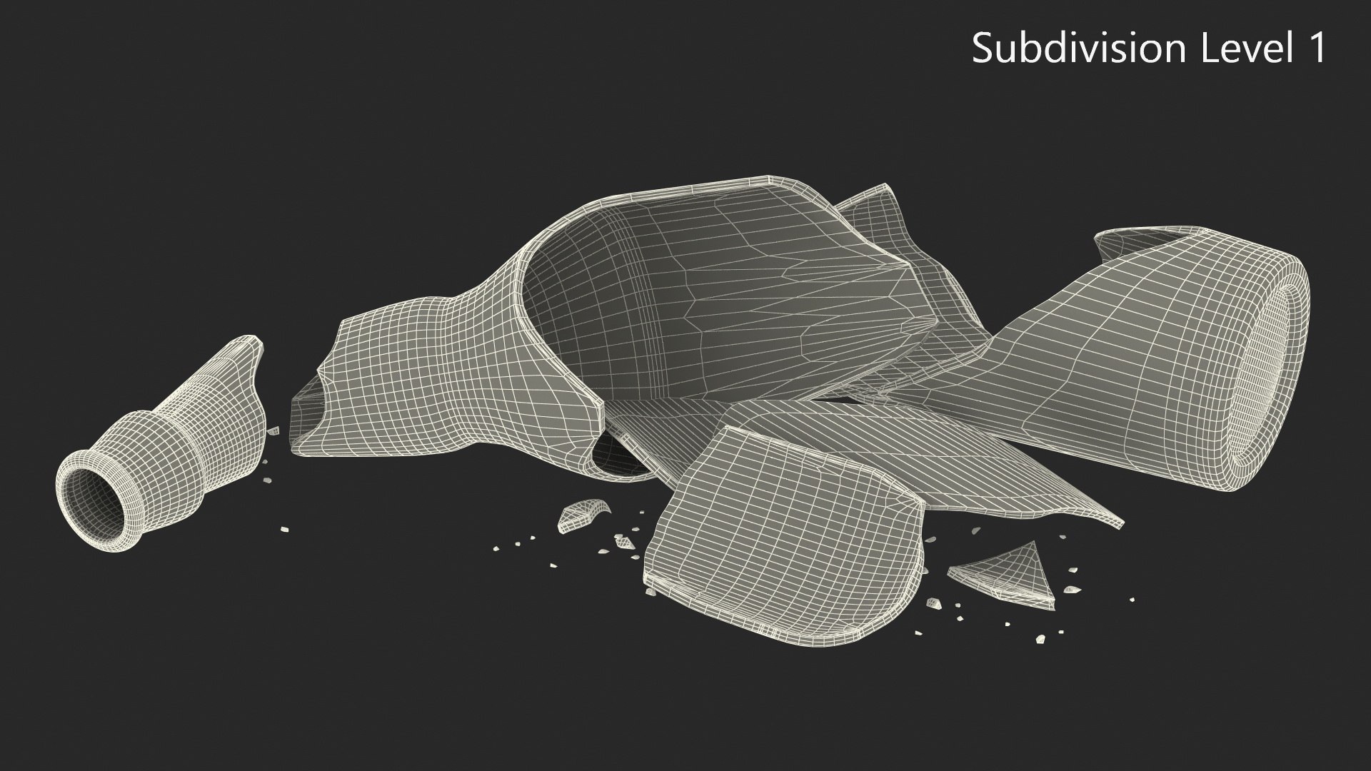 3D Shattered Glass Bottle https://p.turbosquid.com/ts-thumb/jS/mAGaeJ/q4/shattered_glass_bottle_011/jpg/1734839418/1920x1080/fit_q87/a9c71f850bf5082666a74a234b95712682055904/shattered_glass_bottle_011.jpg
