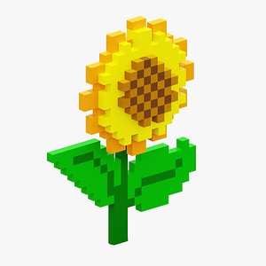 Voxel Sunflower