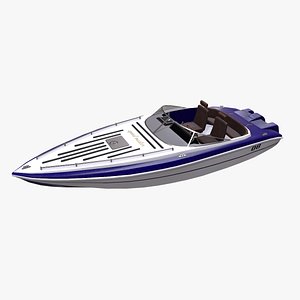 Speedboat Low-poly PBR