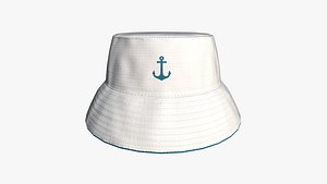 3D Bucket Hat 03 - Character Design Fashion model