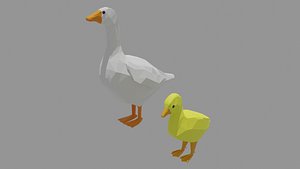 goose pack 3D model