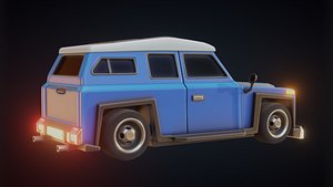 3D Toon Vehicle Model 1 model
