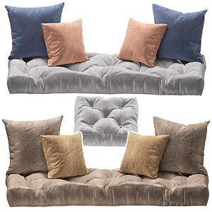 Seat pillow set 3