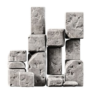 3D Stone decor n276