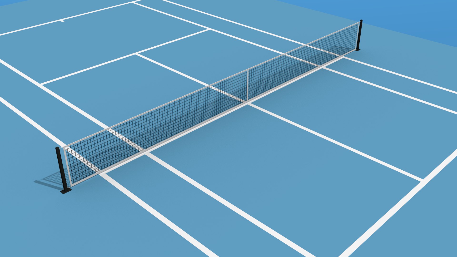 Tennis Court 3d Fbx
