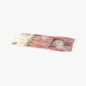 50 Pound Note Distressed