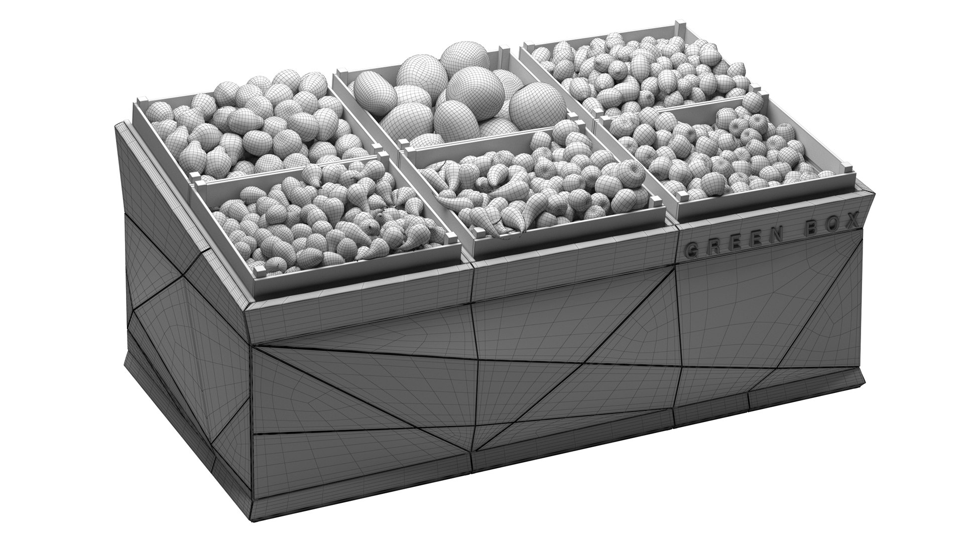 Vegetable Rack 3D Model - TurboSquid 2267916
