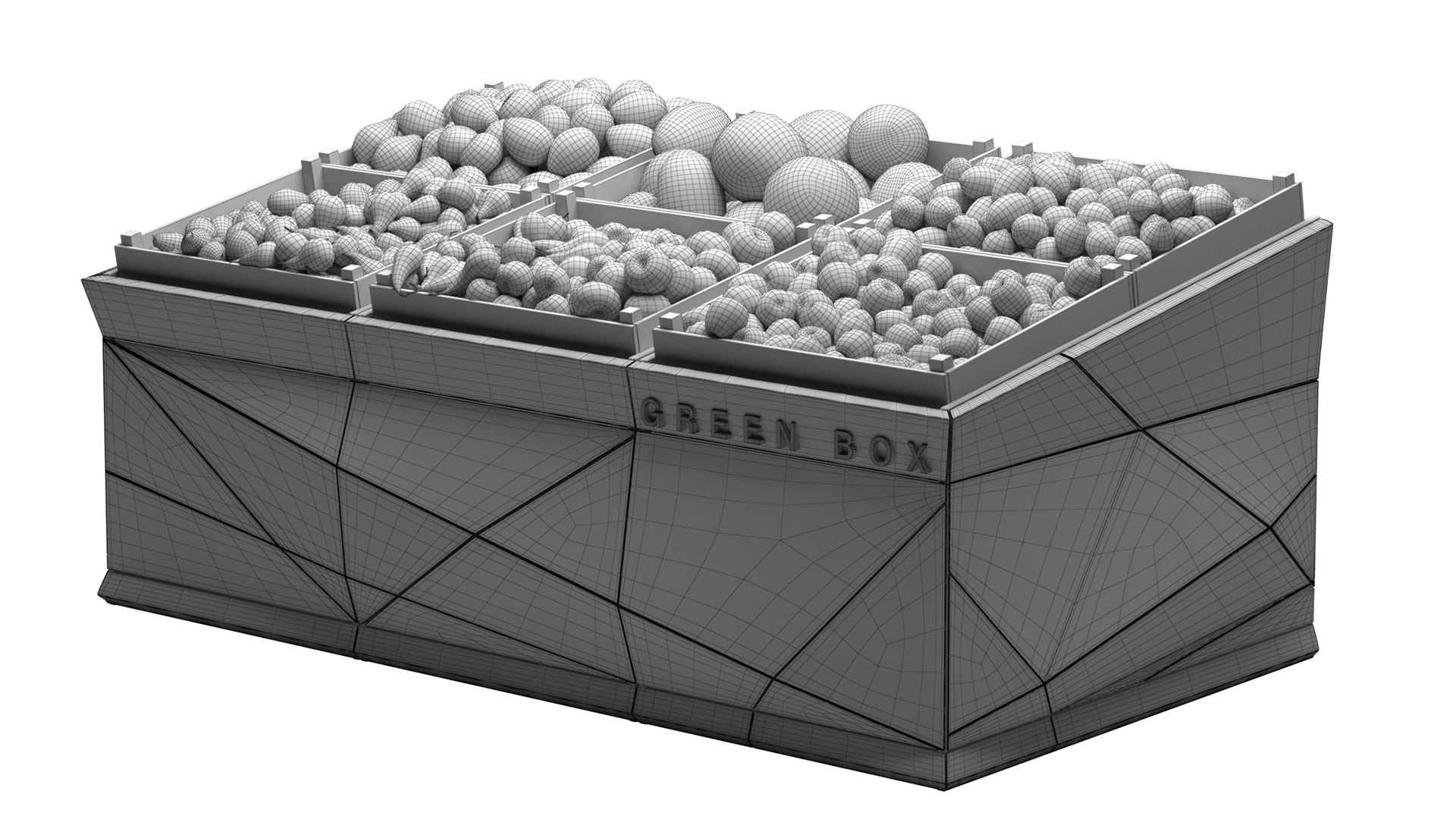 Vegetable Rack 3D Model - TurboSquid 2267916