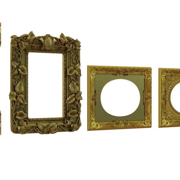 3ds baroque picture frames