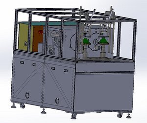 Automatic BLDC Motor Wheel Hub Winding Machine 3D model