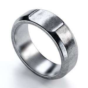Tumbled Slice Ring