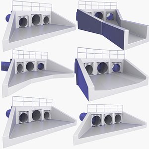 Concrete Storm Drain Pipes v16 model