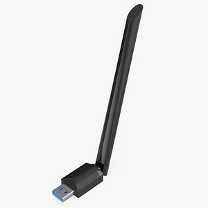 Wireless USB WiFi Adapter 3D model