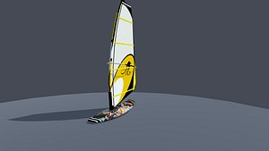 Surf Boards Sail Boards 3D model
