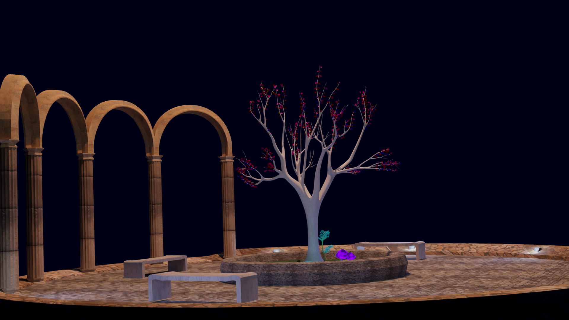 3D White tree purple mushrooms arch garden https://p.turbosquid.com/ts-thumb/jT/PGEdL7/Tu/wt44/png/1669539040/1920x1080/fit_q87/5feedab3e1367c5b23c0fe241cdc096c5b0a3fc9/wt44.jpg