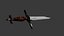 Fantasy Battle Sword - Dirk pour les jeux 3D VR