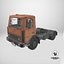 Rigged Construction Truck Realtime 3D model