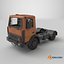 Rigged Construction Truck Realtime 3D model
