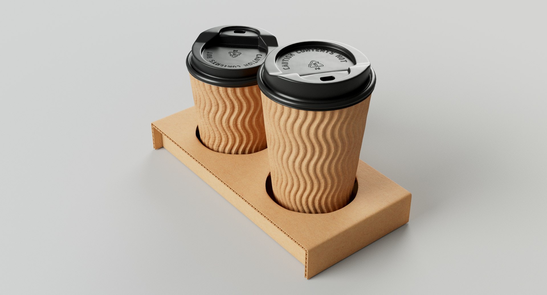 3D cartoon coffee cups model - TurboSquid 1544853