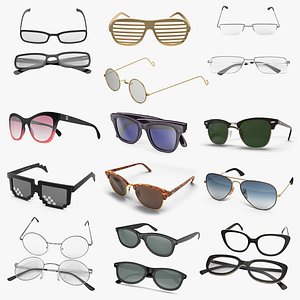 Glasses Collection 10 3D model