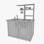 3d model toy kitchen