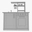 3d model toy kitchen
