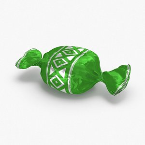 hard-candies---green-pattern 3D model