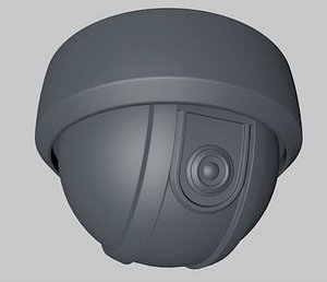 Low Poly Security Camera