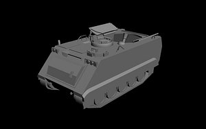 m125 mortar carrier 3d model