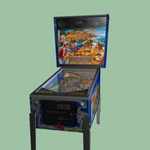 Máquina de pinball da ilha de Gilligans Modelo 3D - TurboSquid 454533