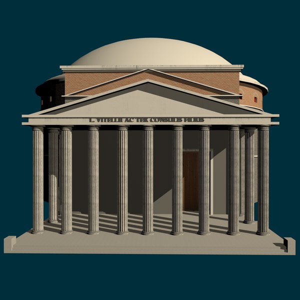 modèle 3D de Le Panthéon du Champ de Mars Rome antique - TurboSquid 1576821