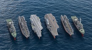 Professional Naval and Aircraft Carrier Collection  High-Detail Asset Pack 3D model