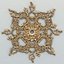 Square rosette 019 3D model