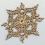 Square rosette 019 3D model