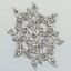 Square rosette 019 3D model